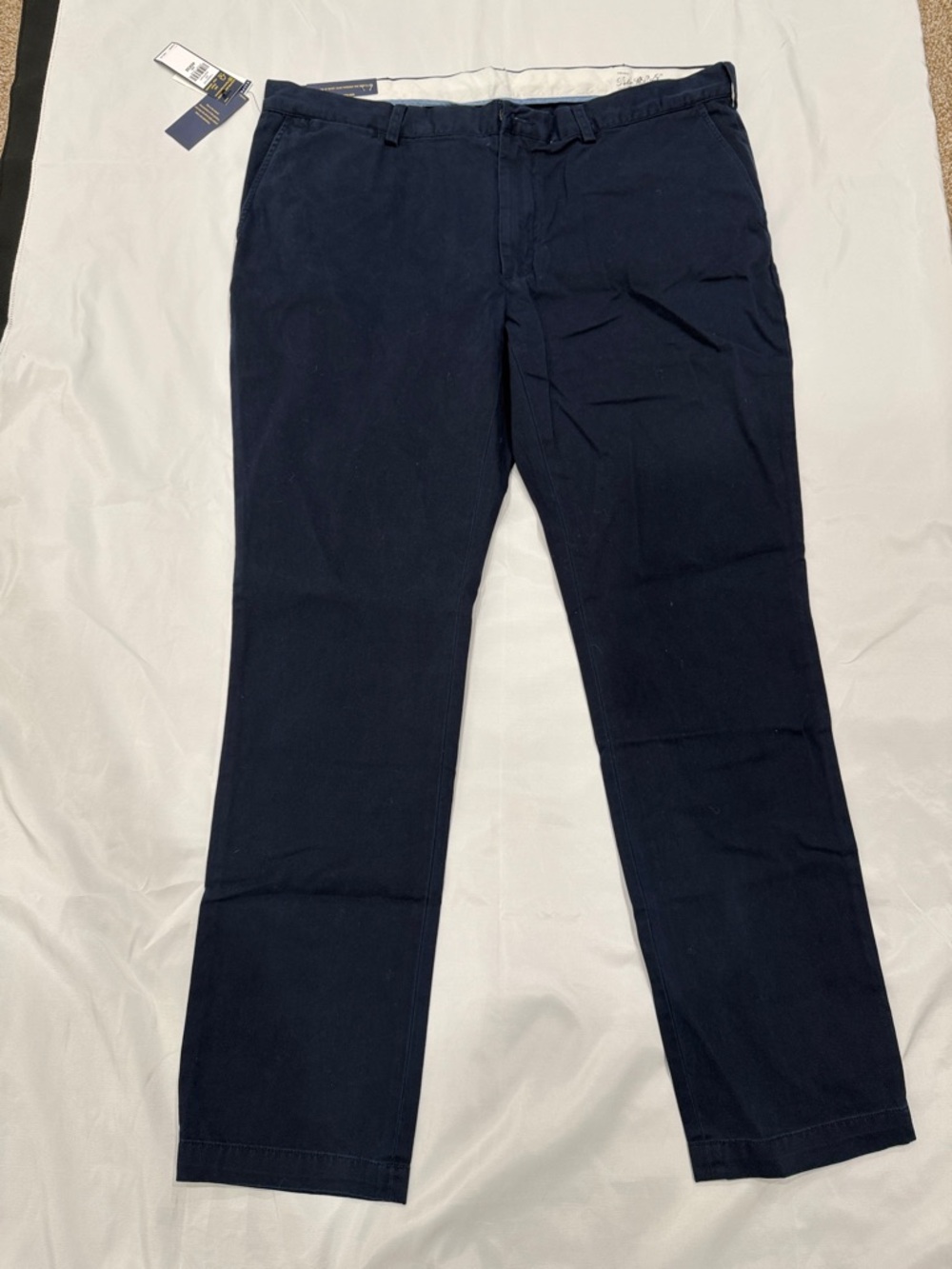 NWT Polo Ralph Lauren Navy Men's Chino Pants - Slim Fit— 40x32